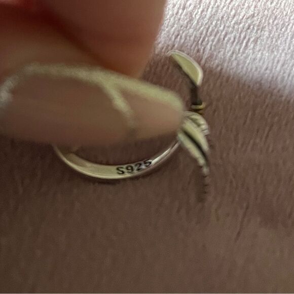 The Arrow Adjustable ring in 925 silver and 14k yellow gold plated accen… - Picture 7 of 14